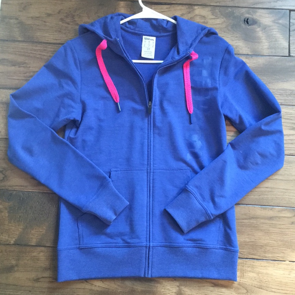 Blue Wilson Athletic Warm Up Jacket
